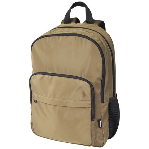Sac à dos écran 15'' recyclé personnalisable Trend Plus Vert forêt